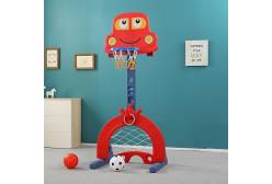 Стойка баскетбольная Pituso Машинка (цвет: красный)